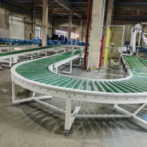 Jushi Automation Curved Roller Conveyor
